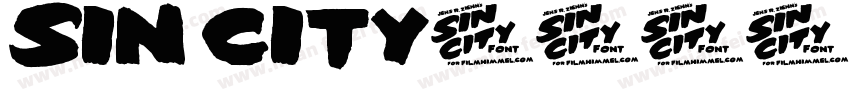 Sin City字体转换